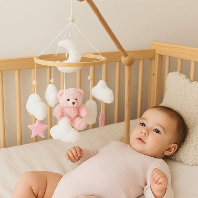 Les couleurs variées captent l'attention de bébé