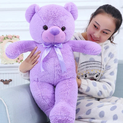 Peluche-géante-ours-violet-paisible