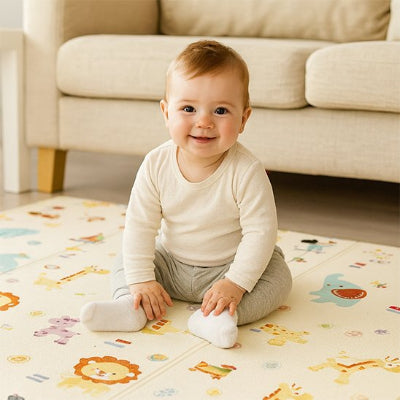 Tapis d'éveil bébé coloré au design unique