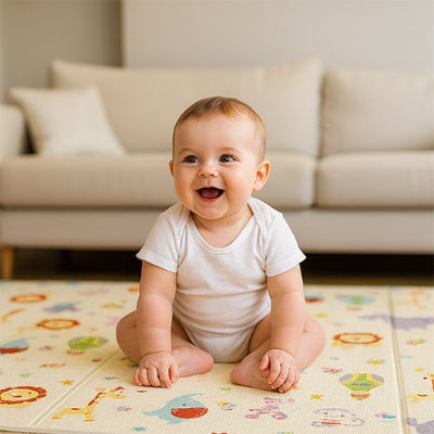 Tapis d'éveil bébé coloré qui procure la joie