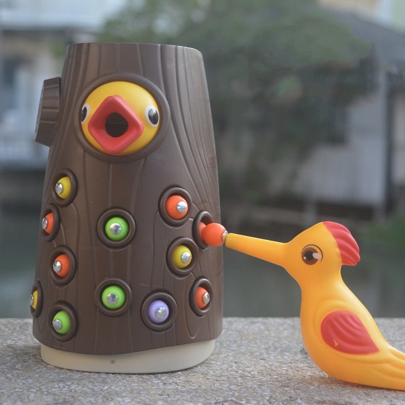 FeedingBird™ - Jouets magnétique attrape - ver | Jeux enfants - Jouets idylliques
