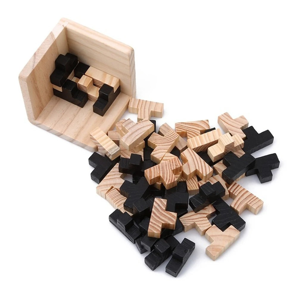 3DPuzzle™ | Puzzle Cube en bois