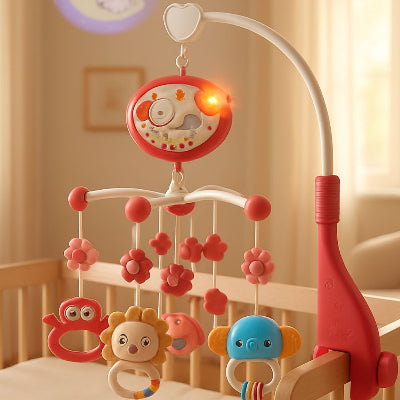 Mobile bébé doté d'une fixation remarquable