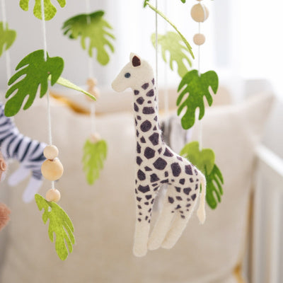 mobile-musical-bebe-vert-animaux