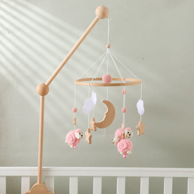 mobile-musique-bebe-rose-bonheur