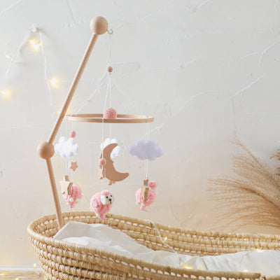 mobile-musique-bebe-rose-propice