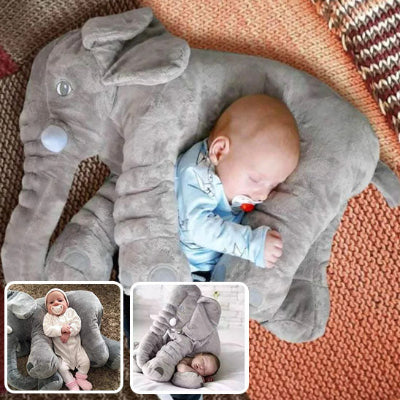 peluche-éléphant-gris-adorable
