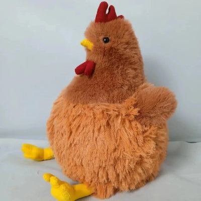 peluche-poulet-fourrure
