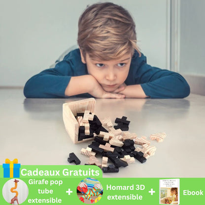 3DPuzzle™ | Puzzle Cube en bois