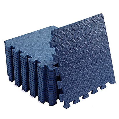 Tapis de Puzzle | Cyan et Blanc