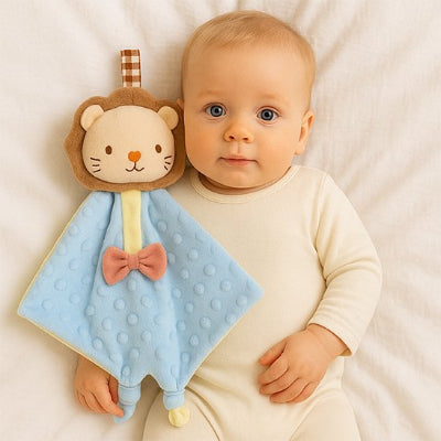 Doudou bebe câlin apaisant aux couleurs attirantes.