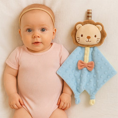 Doudou bebe câlin apaisant le protecteur des tout-petits.