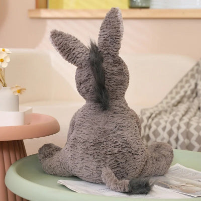 Peluche-âne-gris-brillant