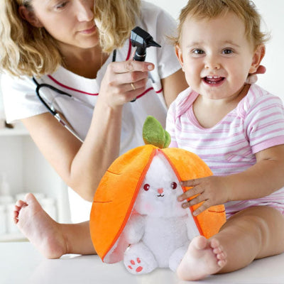 Peluche-lapin-eco-confort amusant les tout-petits