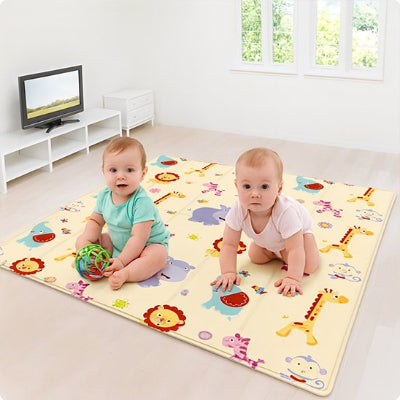 Tapis d'éveil bébé coloré aux formes attrayantes