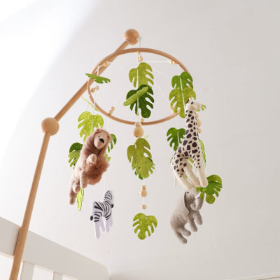 mobile-musical-bebe-vert-feuille