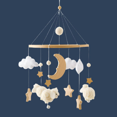 mobile-musique-bebe-beige-jolie
