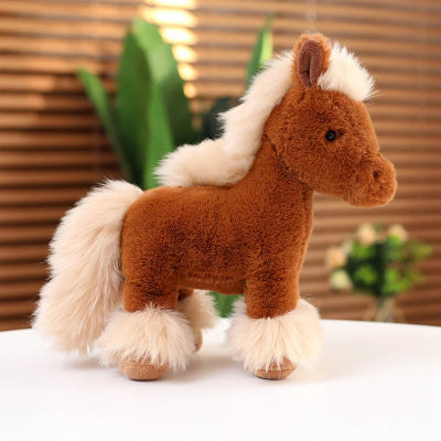 peluche-cheval-brun-effet