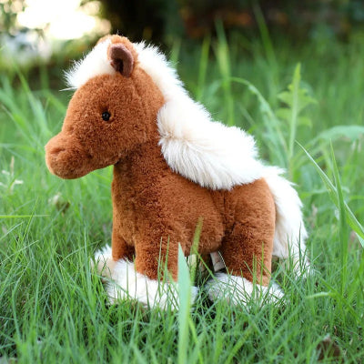 peluche-cheval-brun-tactile