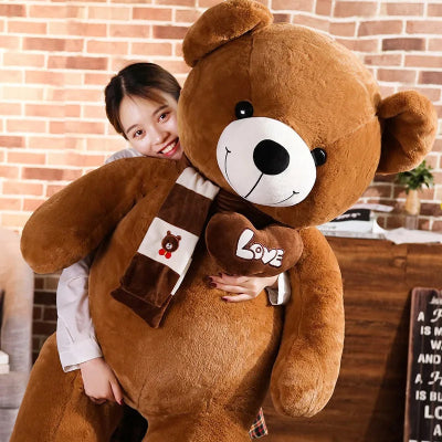 peluche-ours-brun-belle