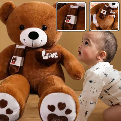 peluche-ours-brun-patience