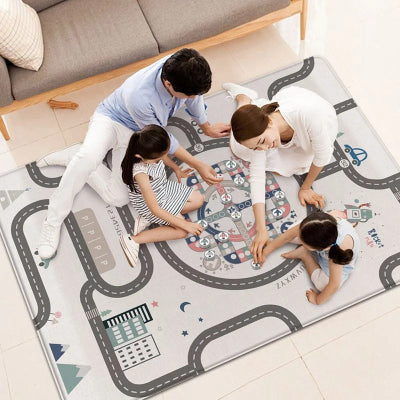 tapis-d'éveil-pliable-gris-portatif